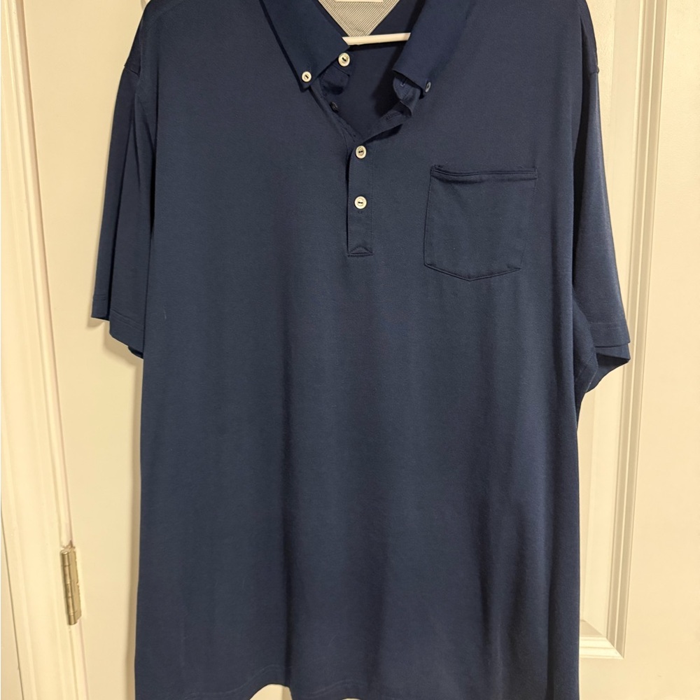 Men's Adidas Navy Blue Polo Shirt